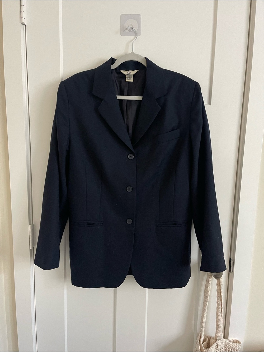 Vintage GAP Women's Dark Navy Tailored Blazer